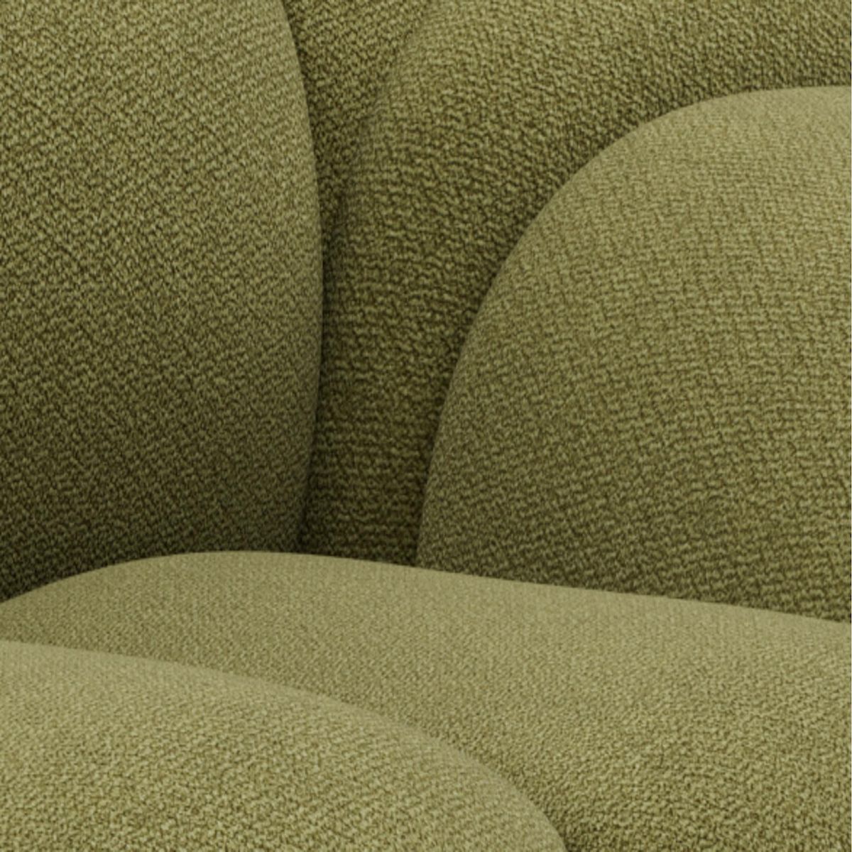 LISA DESIGN Ava - canapé 3 places en velours texturé