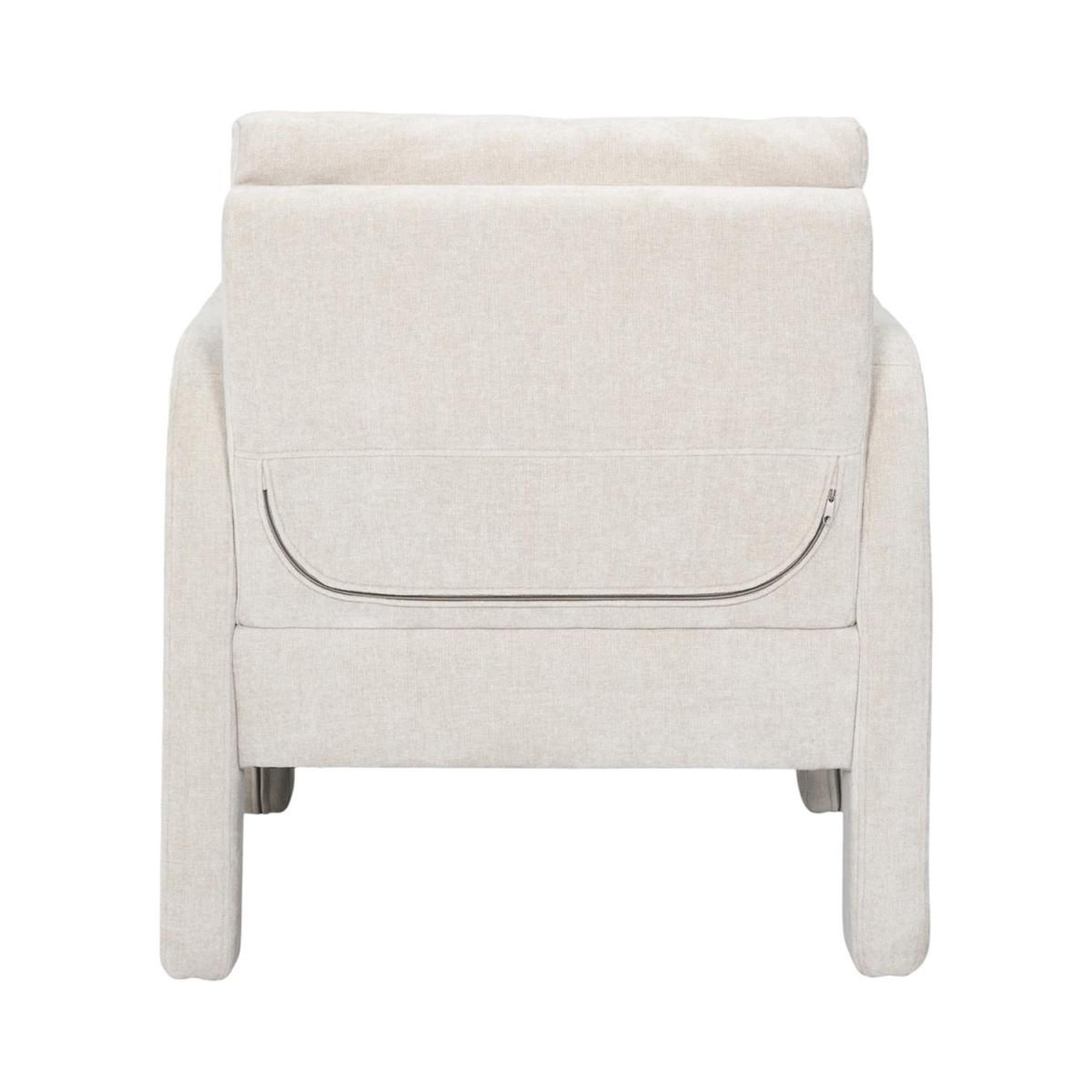 Voir la diapositive 5 : The Home Deco Factory Fauteuil design  emilia  81cm blanc