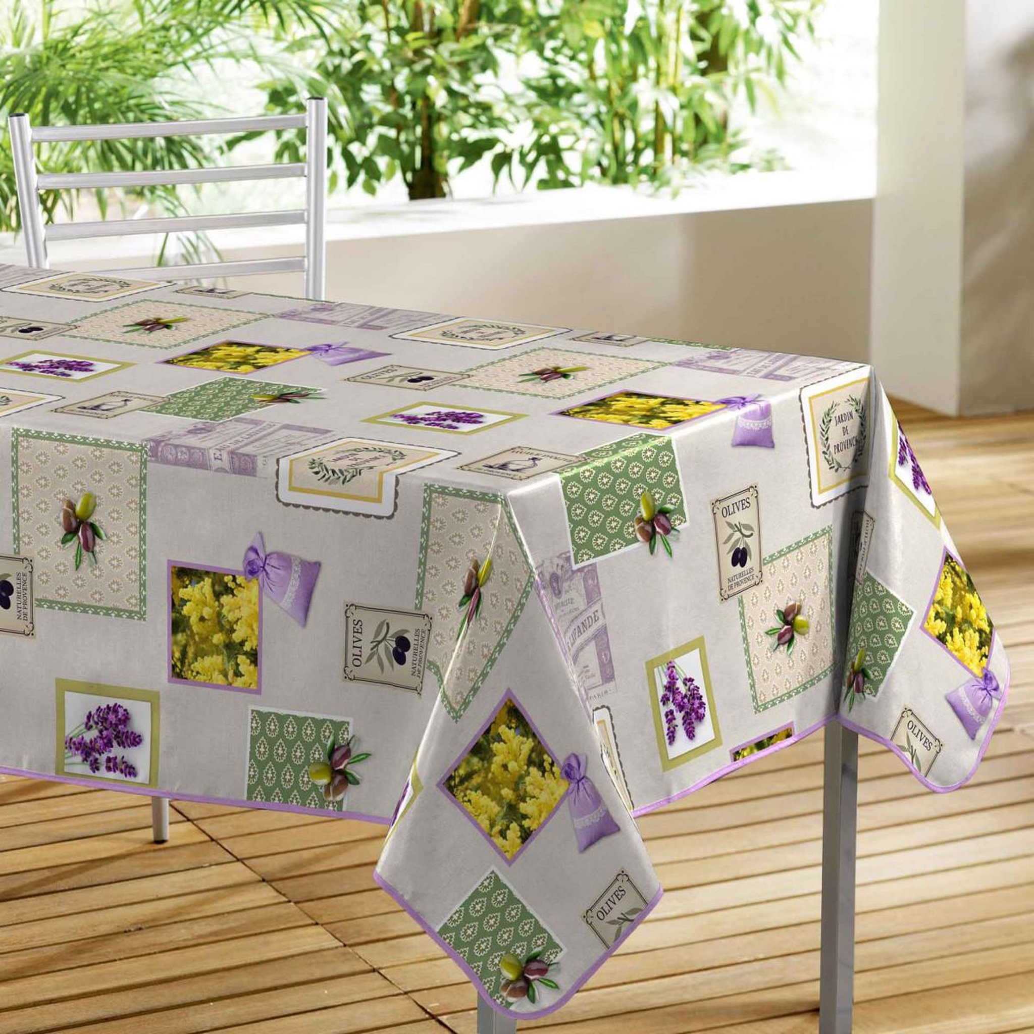 Douceur d'Intérieur Nappe toile cirée  provence  140x240cm multicolore