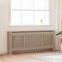 Voir la diapositive 1 : VIDAXL Cache-radiateur MDF 205 cm