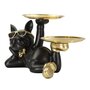 Voir la diapositive 2 : Paris Prix Vide-Poche Statuette Chien  Dog Rover  23cm Noir