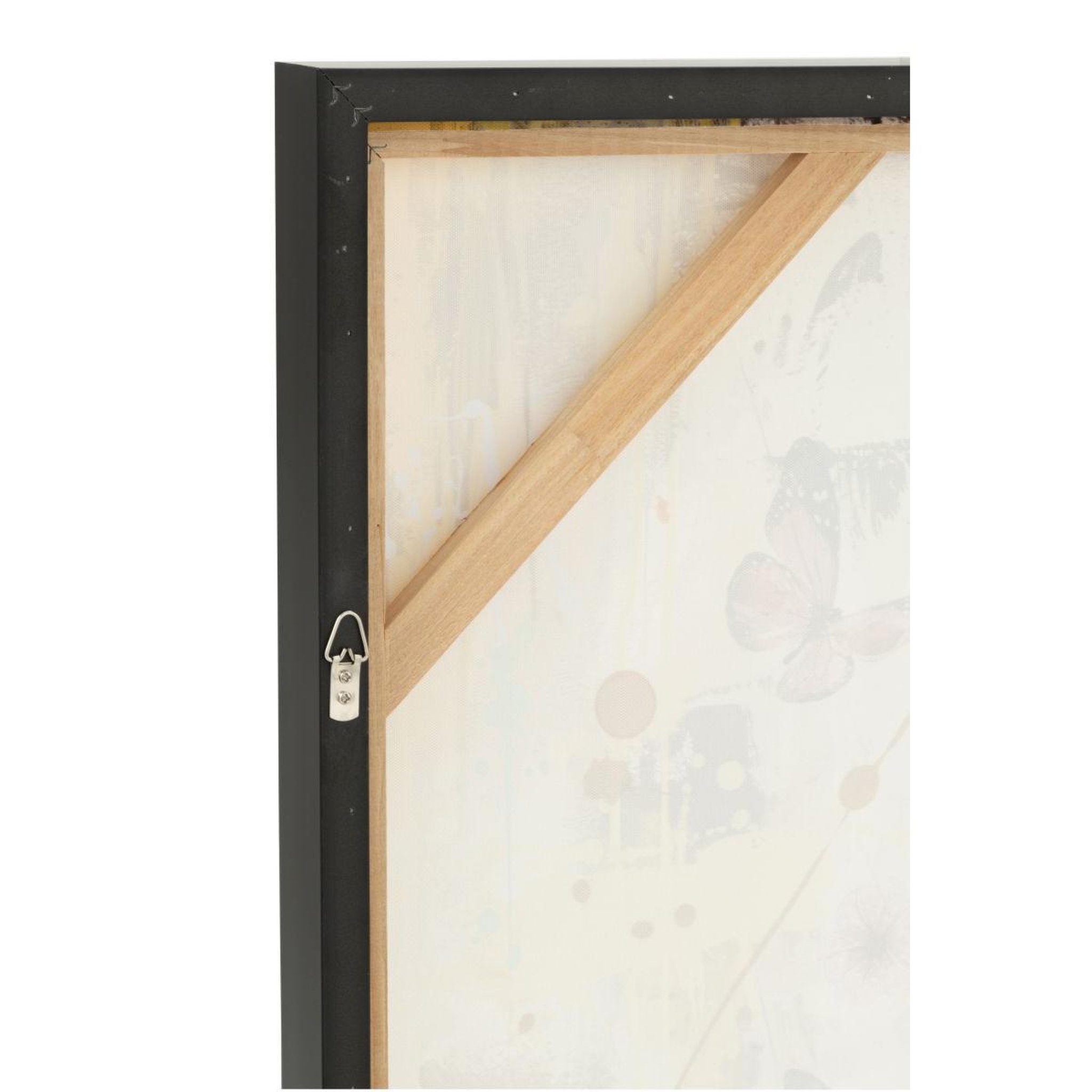 Voir la diapositive 3 : J-LINE Tableau déco  ballerina  80x80cm multicolore