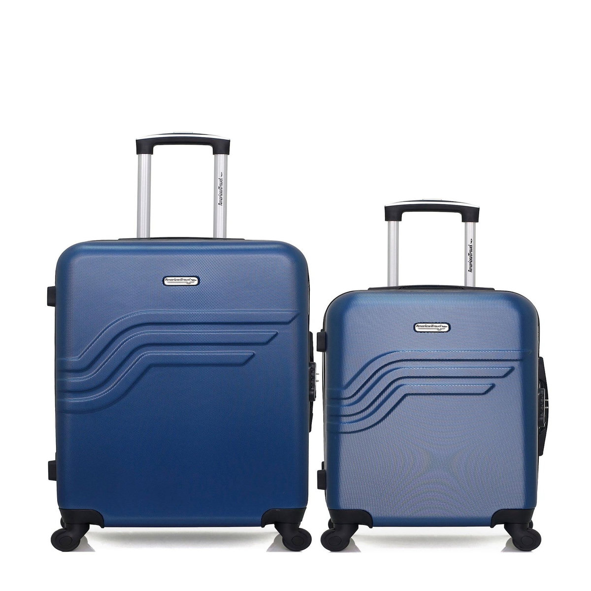AMERICAN TRAVEL AMERICAN TRAVEL - Lot de 2 - Valise weekend et valise cabine QUEENS