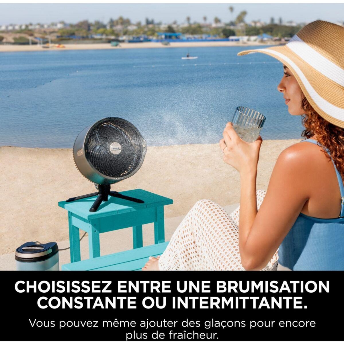 Shark Ventilateur brumisateur FlexBreeze ProMist FA300EU