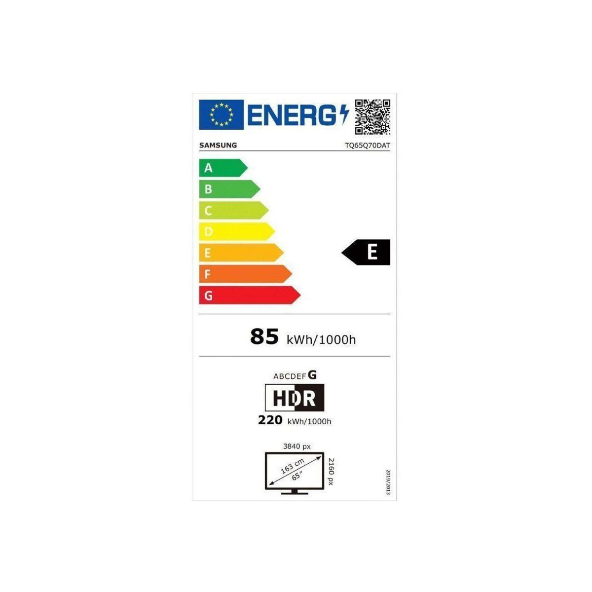 Samsung TV QLED TQ65Q70D 2024