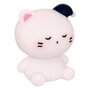 Voir la diapositive 1 : Atmosphera Kids Veilleuse Enfant Souple  Chat  11cm Blanc