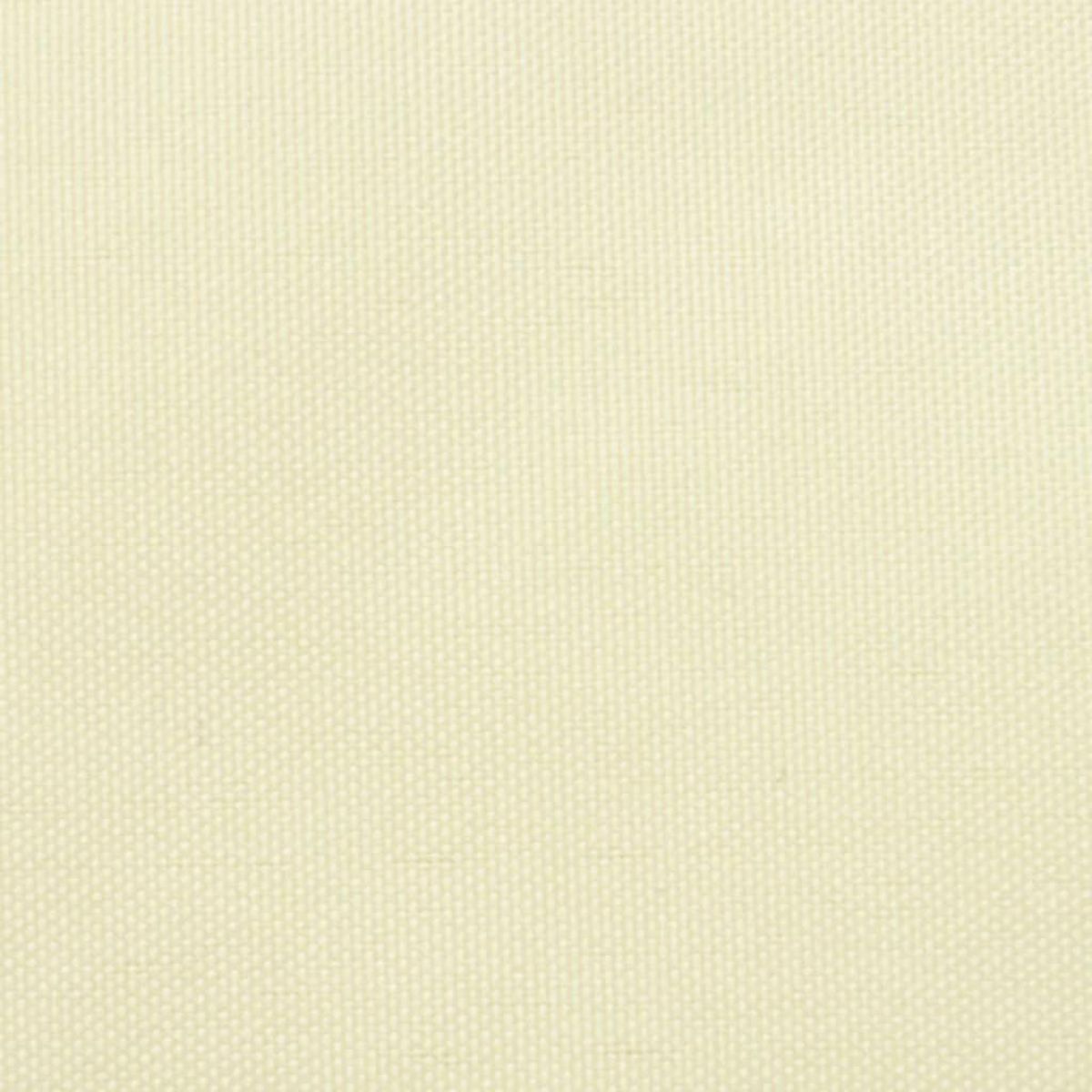 VIDAXL Voile de parasol Tissu Oxford trapeze 2/4x3 m Creme