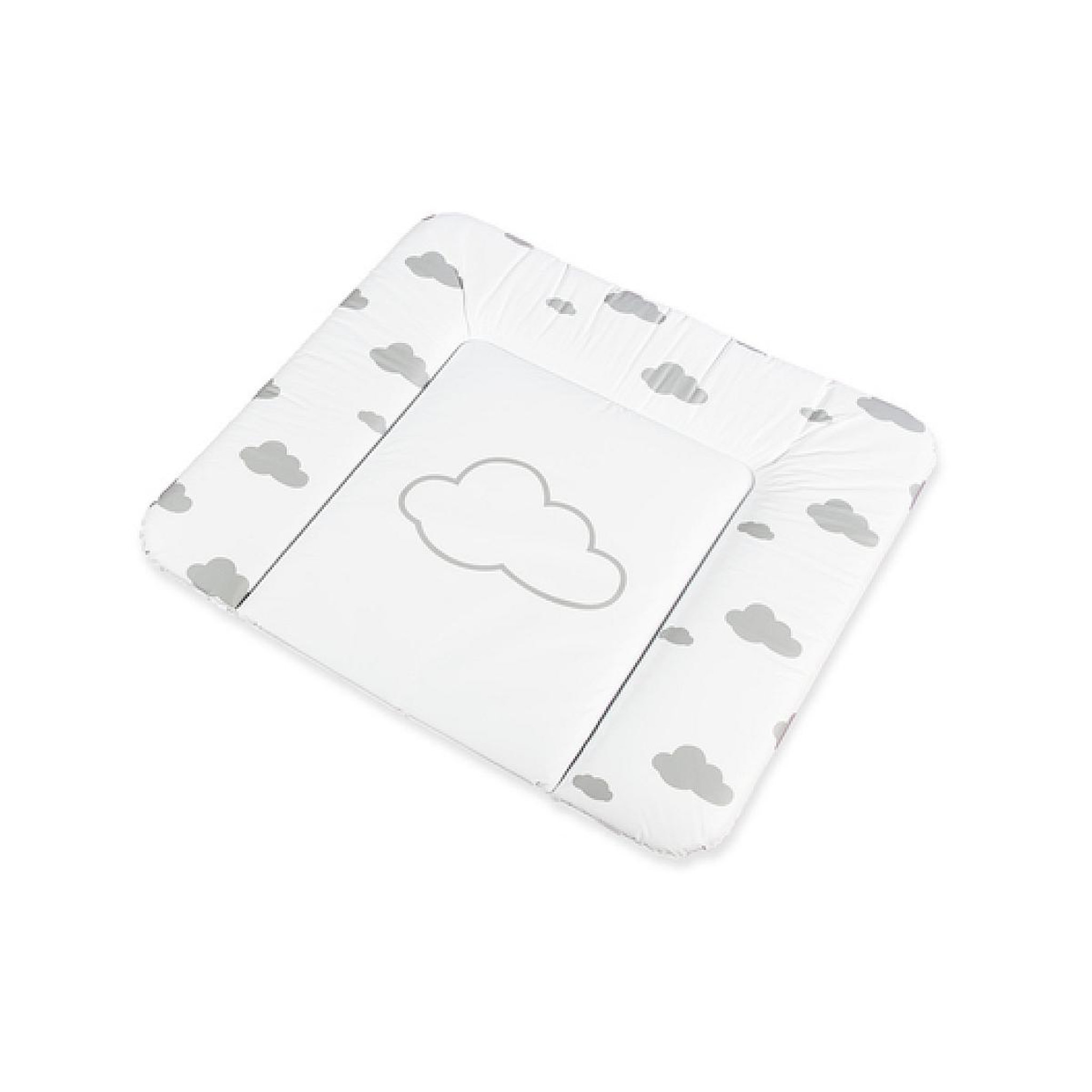 Pinolino Matelas à langer Komfort plastique design Wölkchen gris