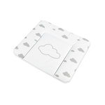 Pinolino Matelas à langer Komfort plastique design Wölkchen gris