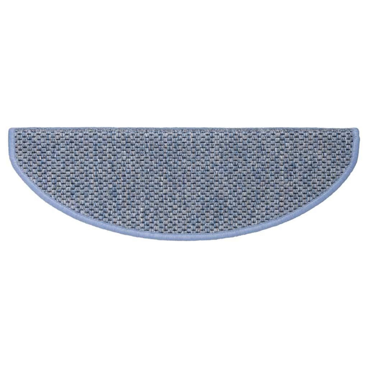 VIDAXL Tapis d'escalier autocollants 30 pcs 56x17x3 cm bleu