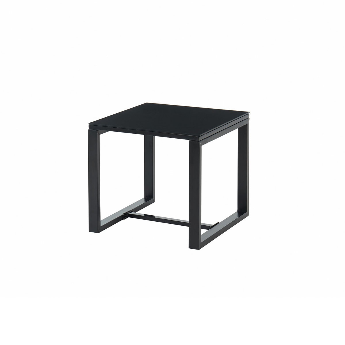 IDCOM Salon bas de jardin en résine 2 personnes PIA