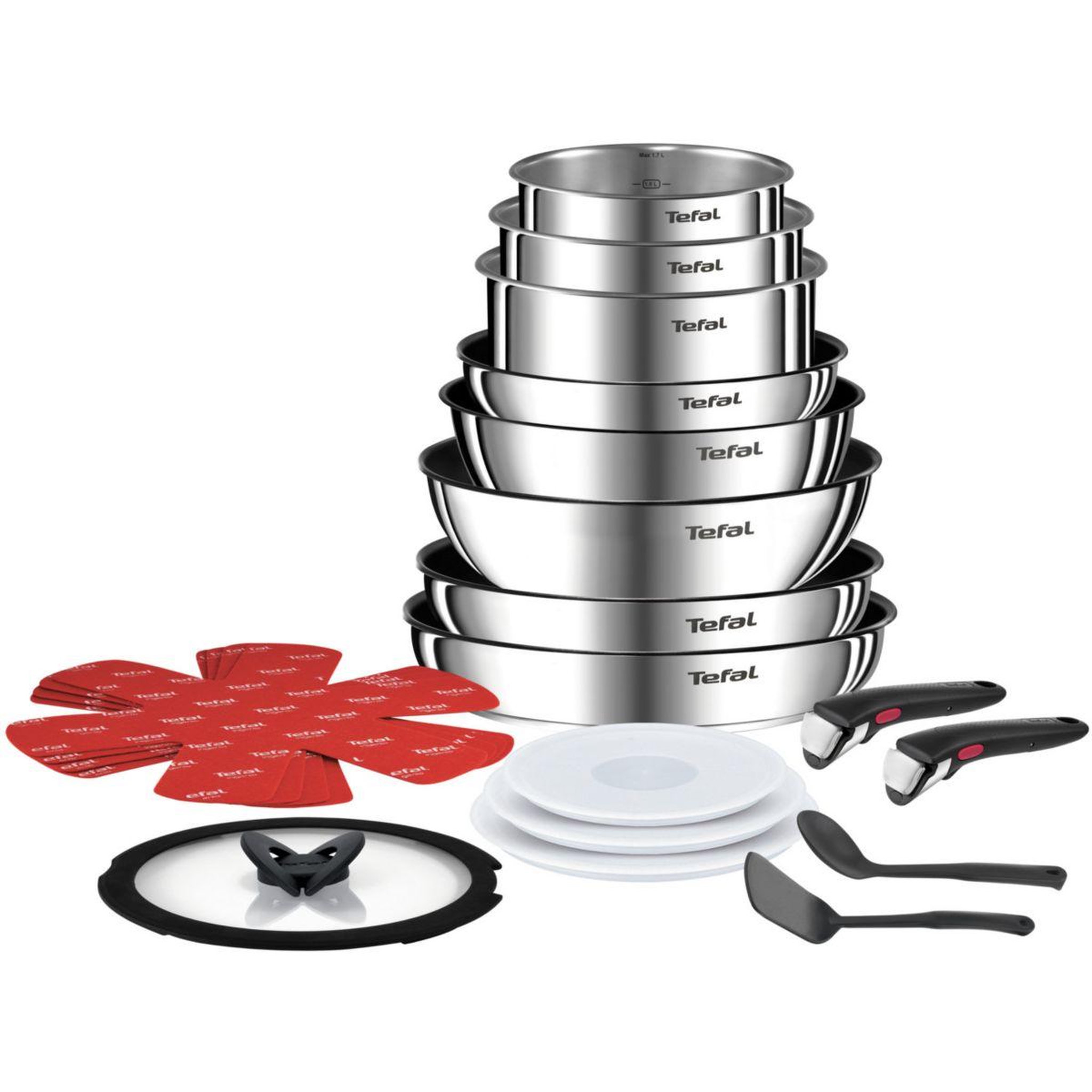 TEFAL Batterie de cuisine ingenio emotion 20pcs