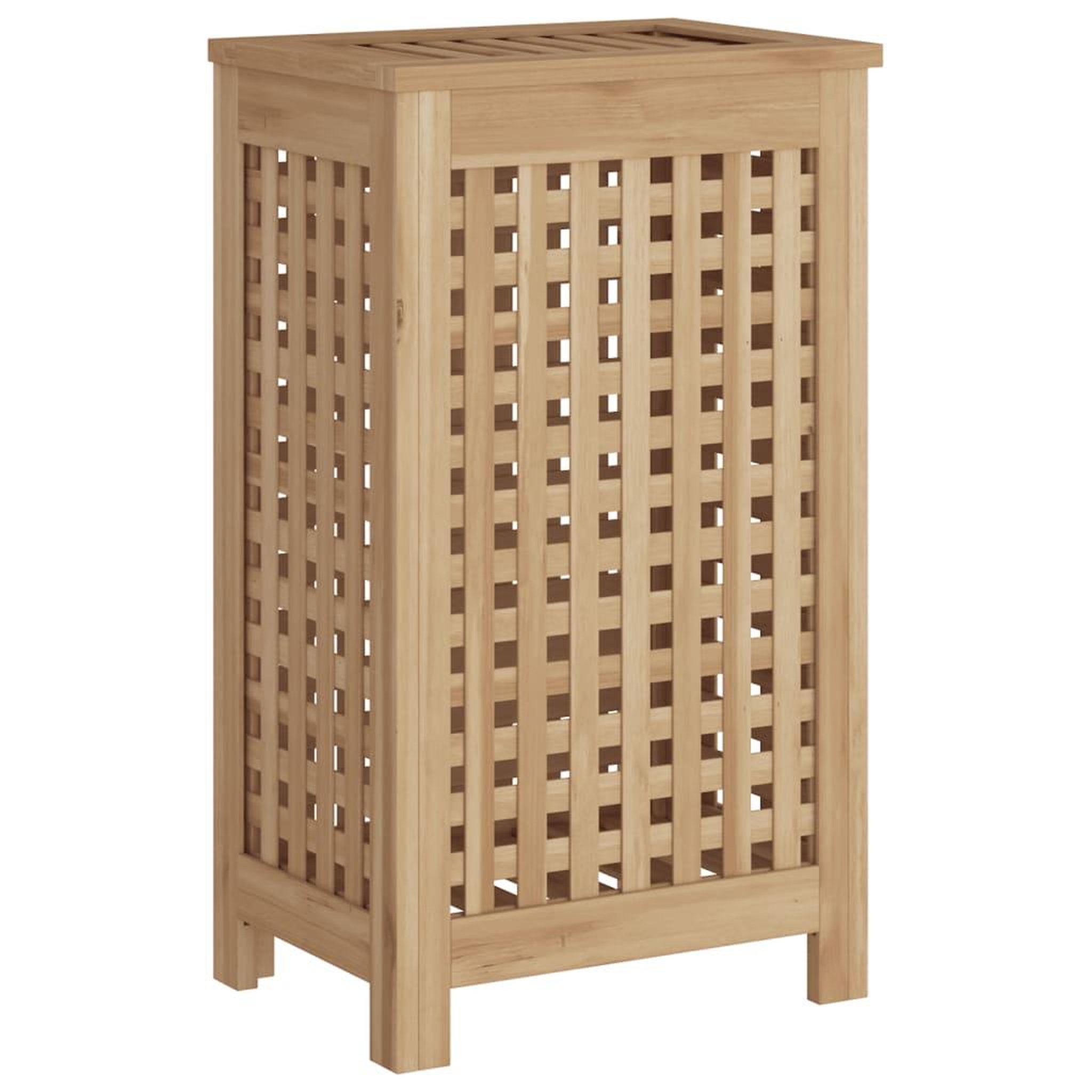 Voir la diapositive 3 : VIDAXL Bac a linge 35x25x60 cm bois de teck massif