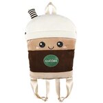 Paris Prix Peluche Sac à Dos Bubble Tea  Kawaii  32cm Marron
