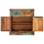 Voir la diapositive 5 : VIDAXL Placard vintage avec 2 tiroirs 2 portes Bois massif recupere