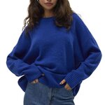 Vero Moda Pull  Femme Vero  oda Boom. Coloris disponibles : Bleu