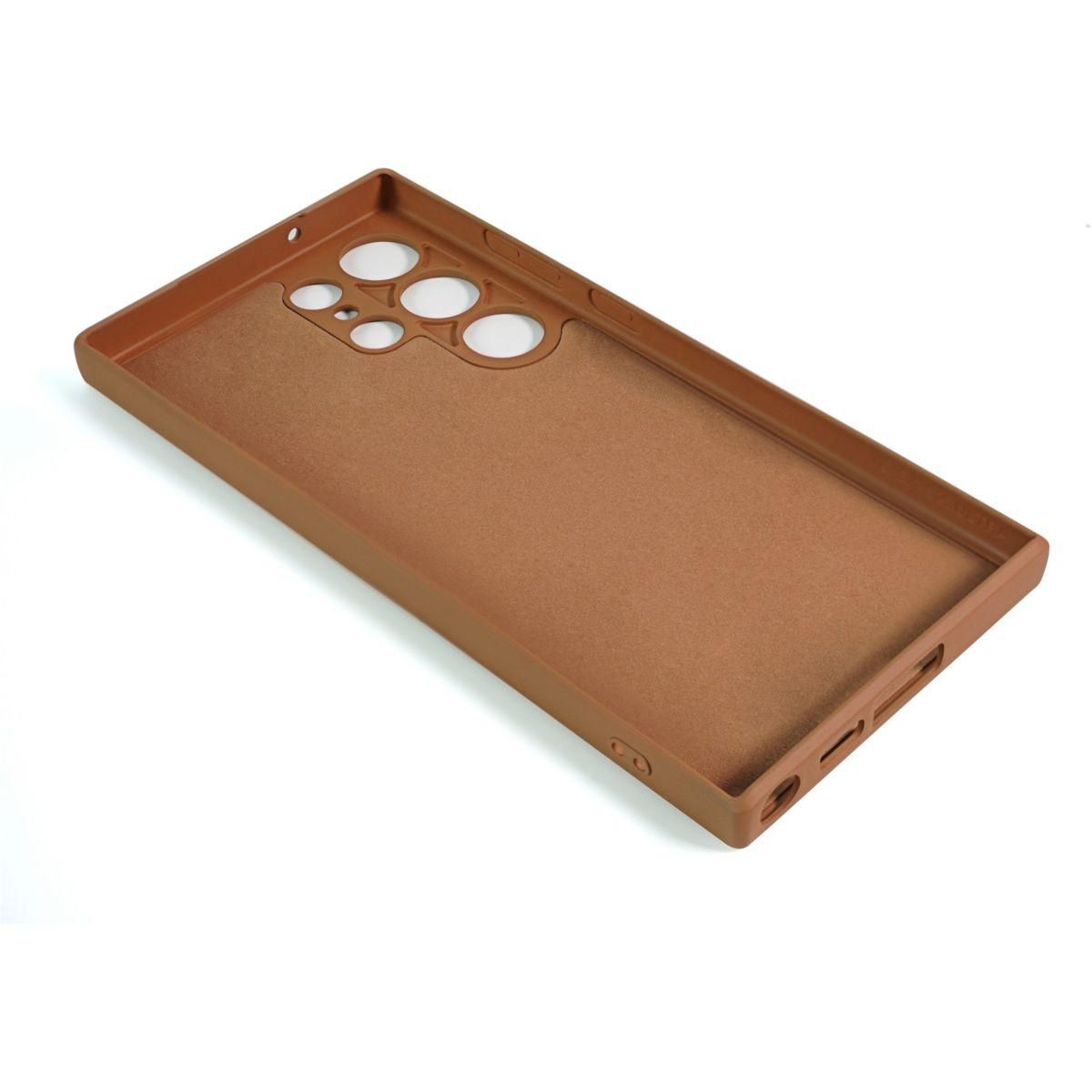 CASYX Coque SAMSUNG GALAXY S23 Ultra Terre Marron