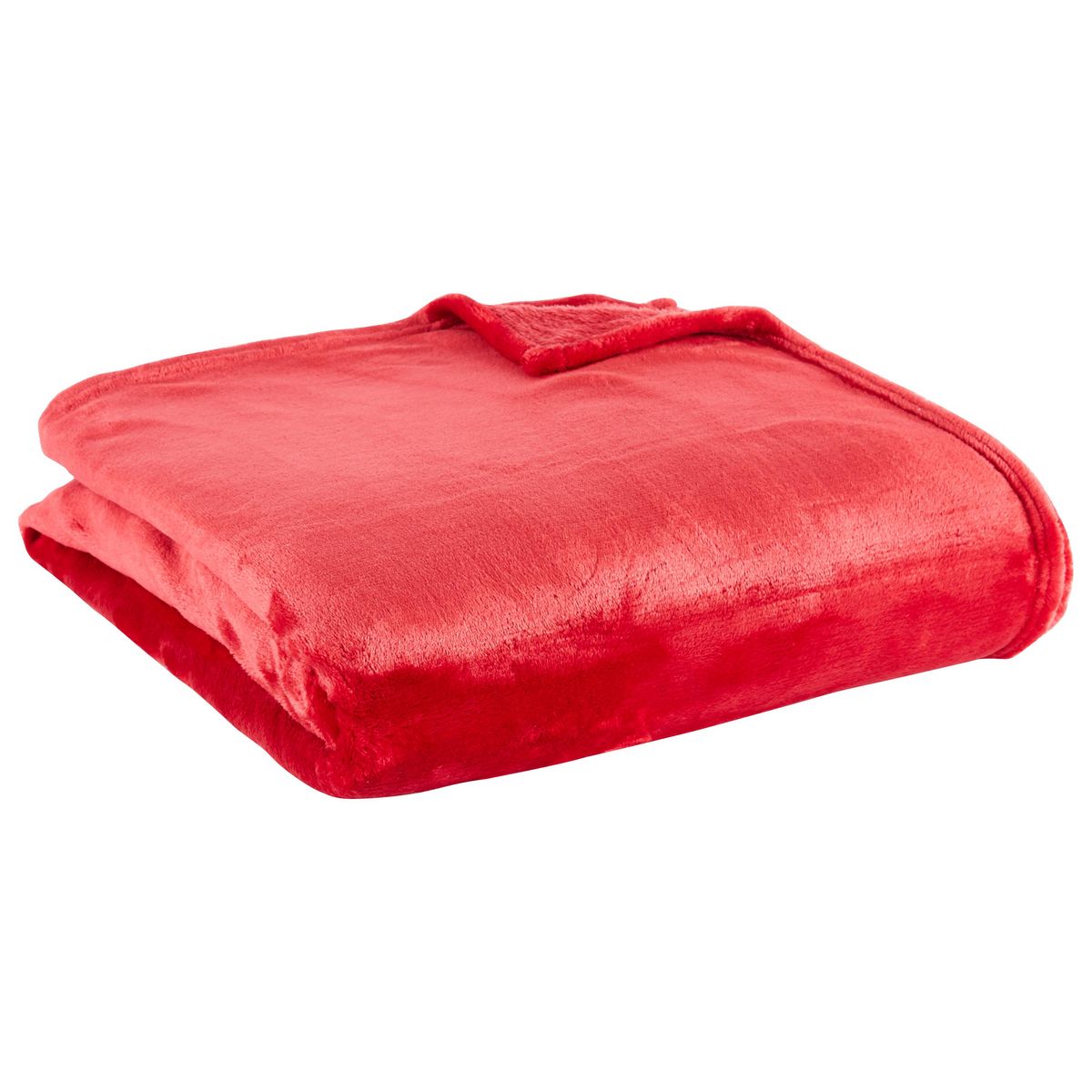 ACTUEL Plaid uni en polyester VELVET