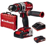 Einhell Perceuse visseuse à percussion sans fil TE-CD 18 Li-i BL (2x2,0Ah)
