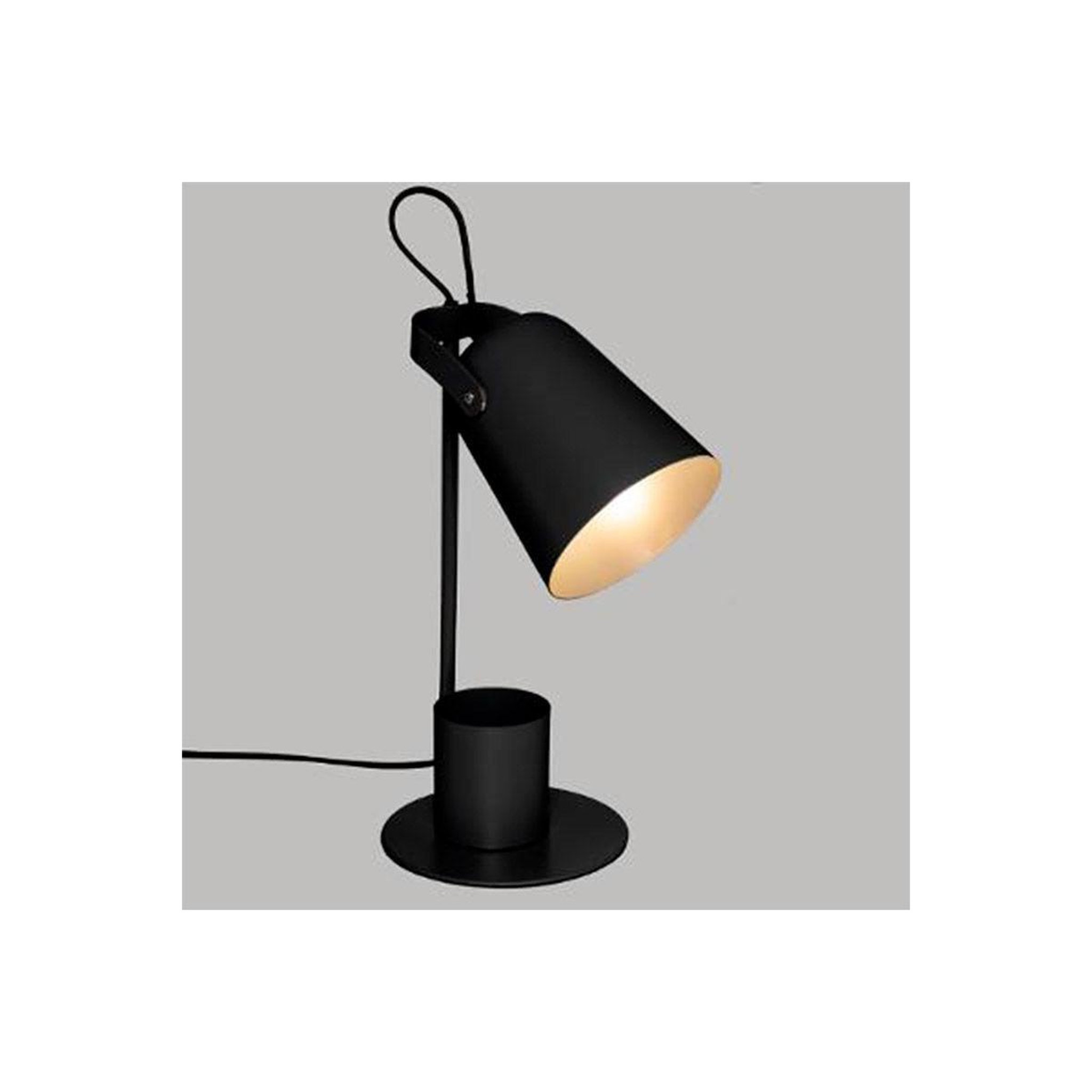 Voir la diapositive 3 : ATMOSPHERA Lampe à poser design  elio  34cm noir