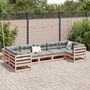 Voir la diapositive 3 : VIDAXL Salon de jardin 7 pcs bois massif sapin de douglas