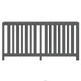 Voir la diapositive 5 : VIDAXL Cache-radiateur Gris 169x19x84 cm Bois massif de pin
