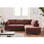Voir la diapositive 2 : LISA DESIGN Anna - canapé d'angle droit - 5 places - convertible - en velours