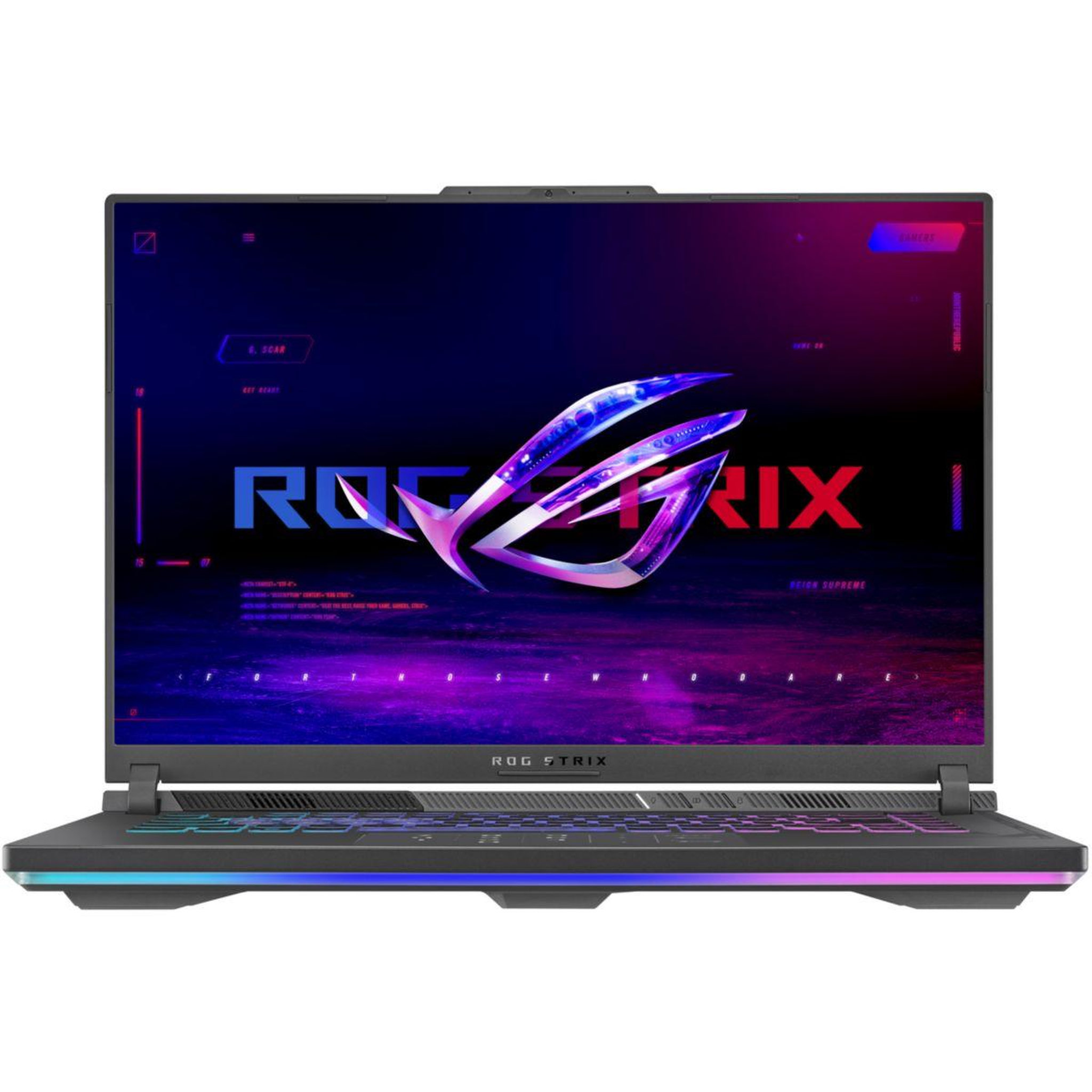 Voir la diapositive 2 : ASUS Pc gamer rog strix 16  wuxga 165hz amd ryzen 9 8940hx nvidia geforce rtx 5060 16 go ram ddr5 ssd 512 go