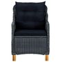 Voir la diapositive 3 : VIDAXL Chaises de jardin avec coussins lot de 2 Resine tressee