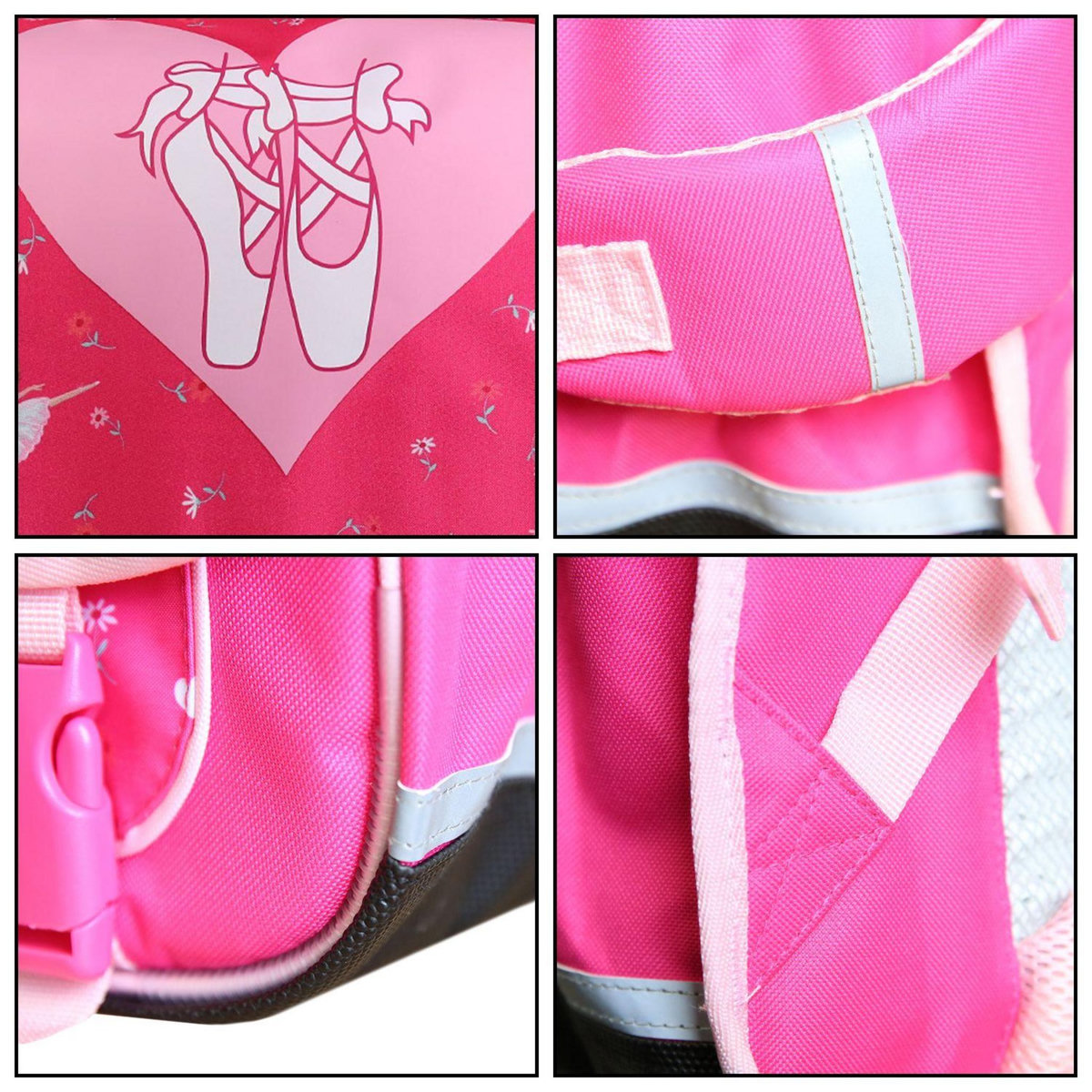 Bagtrotter BAGTROTTER Cartable 38 cm Phileas Rose Danseuses