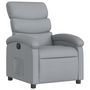 Voir la diapositive 4 : VIDAXL Fauteuil inclinable electrique Gris clair Tissu