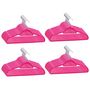 Voir la diapositive 2 : VIDAXL Cintres antiderapants 100 pcs Rose Velours
