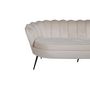 Voir la diapositive 5 : Paris Prix Canapé 3 Places en Velours  Calais  180cm Beige