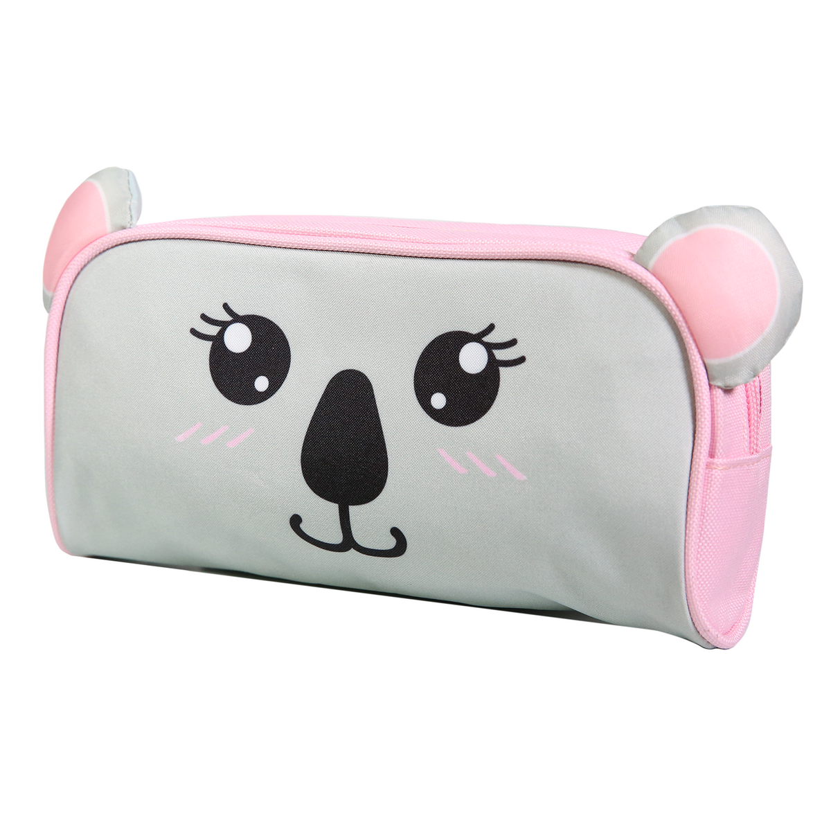 Bagtrotter BAGTROTTER Trousse scolaire rectangulaire Kids Grise Koala