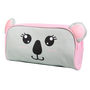 Voir la diapositive 2 : Bagtrotter BAGTROTTER Trousse scolaire rectangulaire Kids Grise Koala