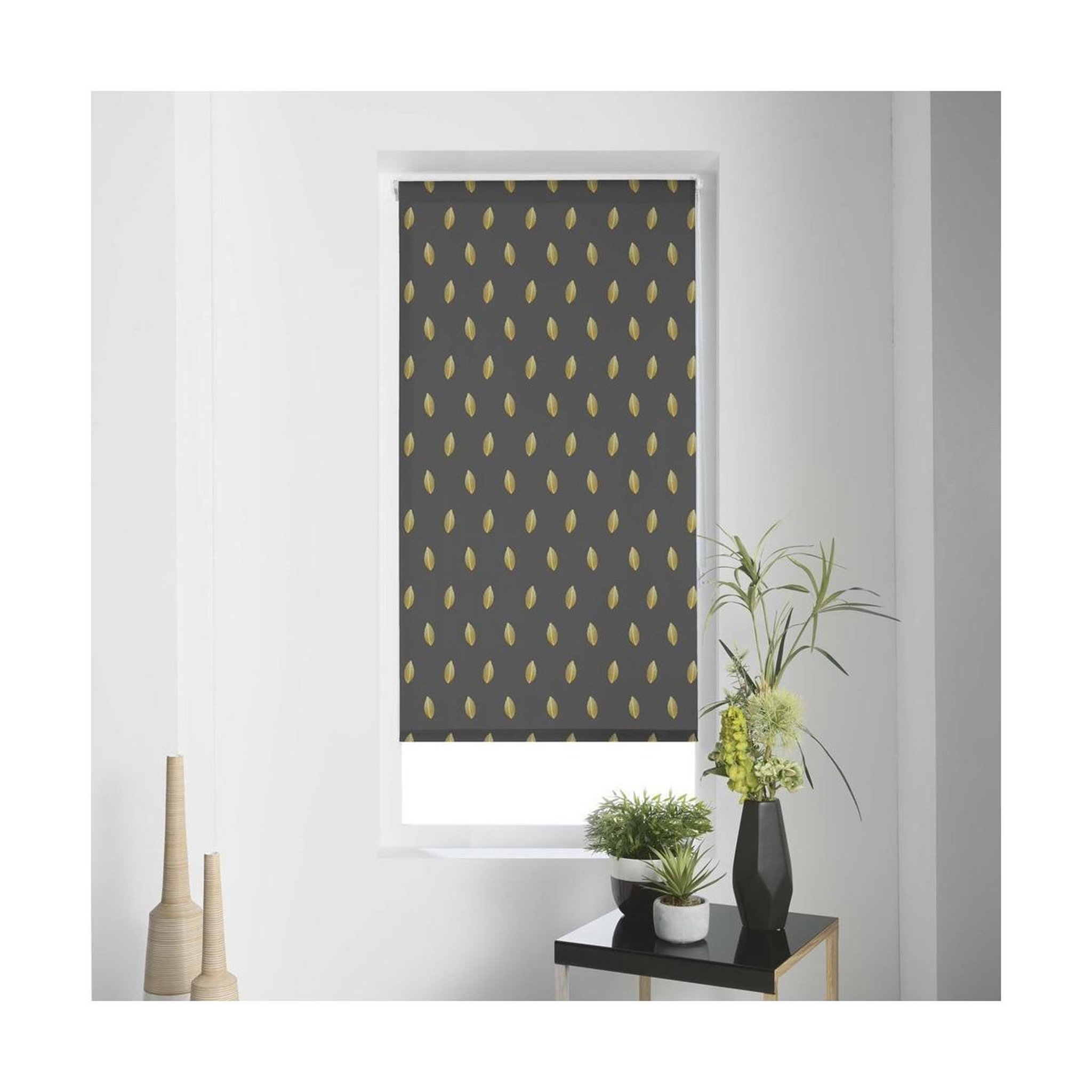 Douceur d'Intérieur Store enrouleur tamisant  verdura  45x180cm anthracite