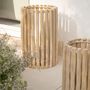 Voir la diapositive 5 : Paris Prix Lot de 2 Lanternes en Teck  Myrtle  60cm Naturel