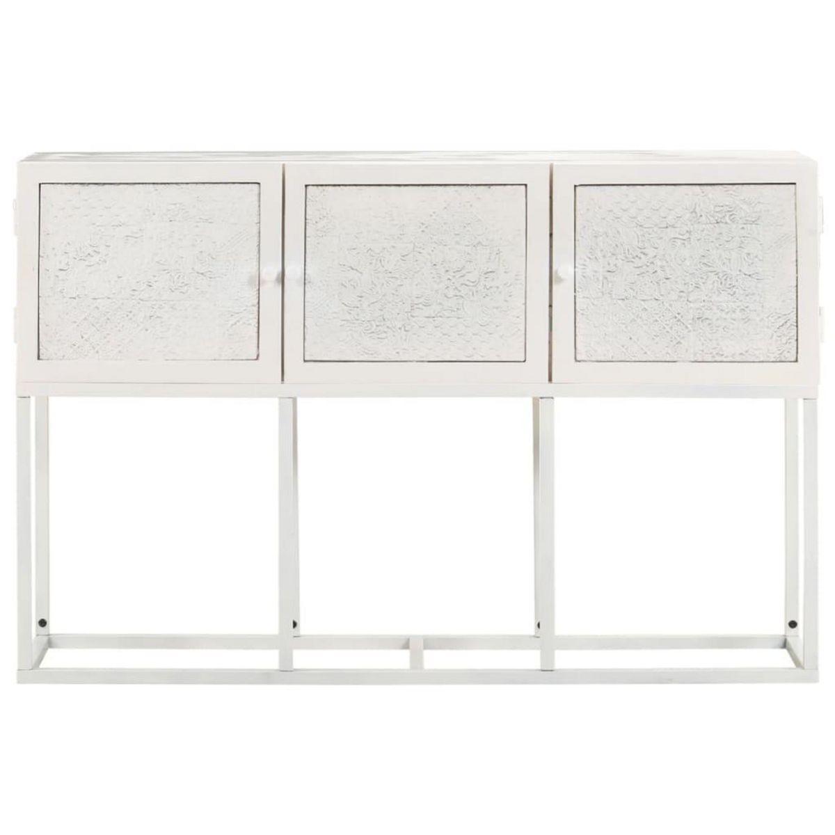 VIDAXL Buffet 115x30x76 cm Bois de manguier massif
