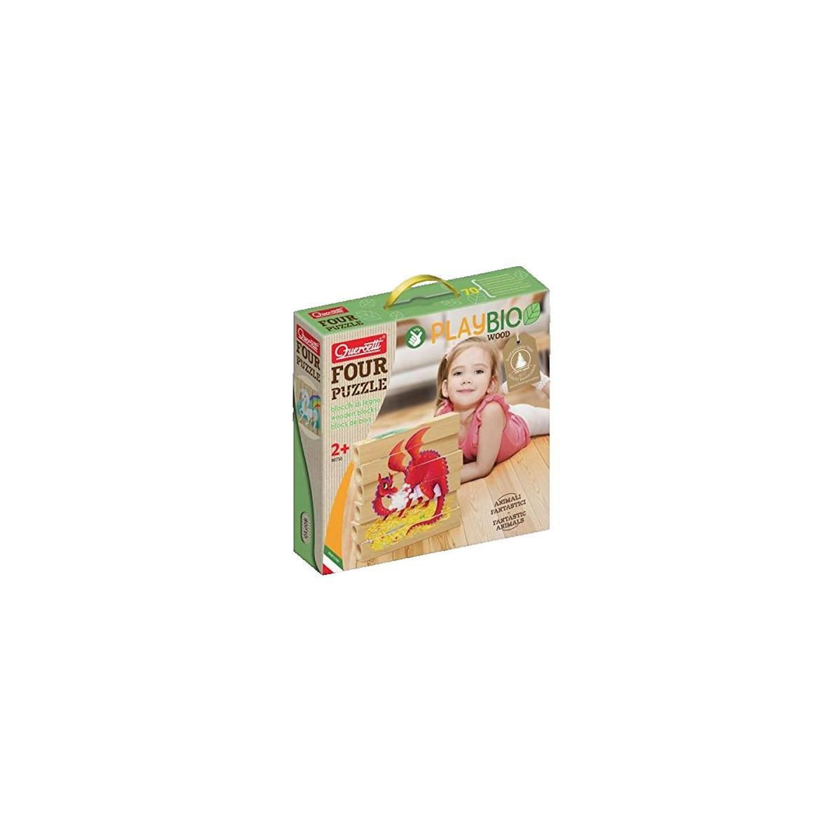 Quercetti Puzzle Quercetti doré éducatif