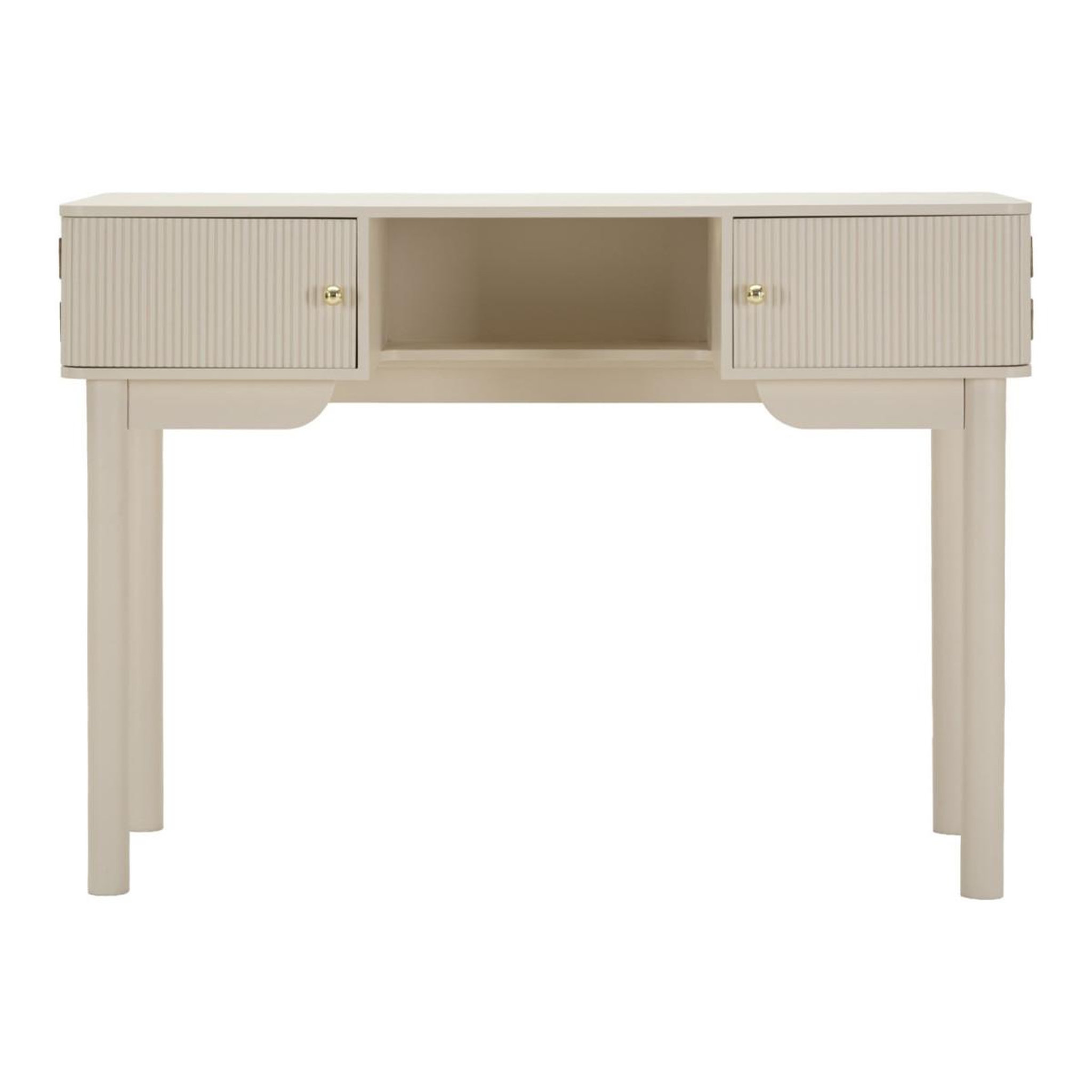 Voir la diapositive 2 : Paris Prix Coiffeuse 2 portes  shy  110cm blanc