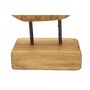 Voir la diapositive 6 : Paris Prix Objet Déco Cœur en Teck  Hasi  38cm Naturel