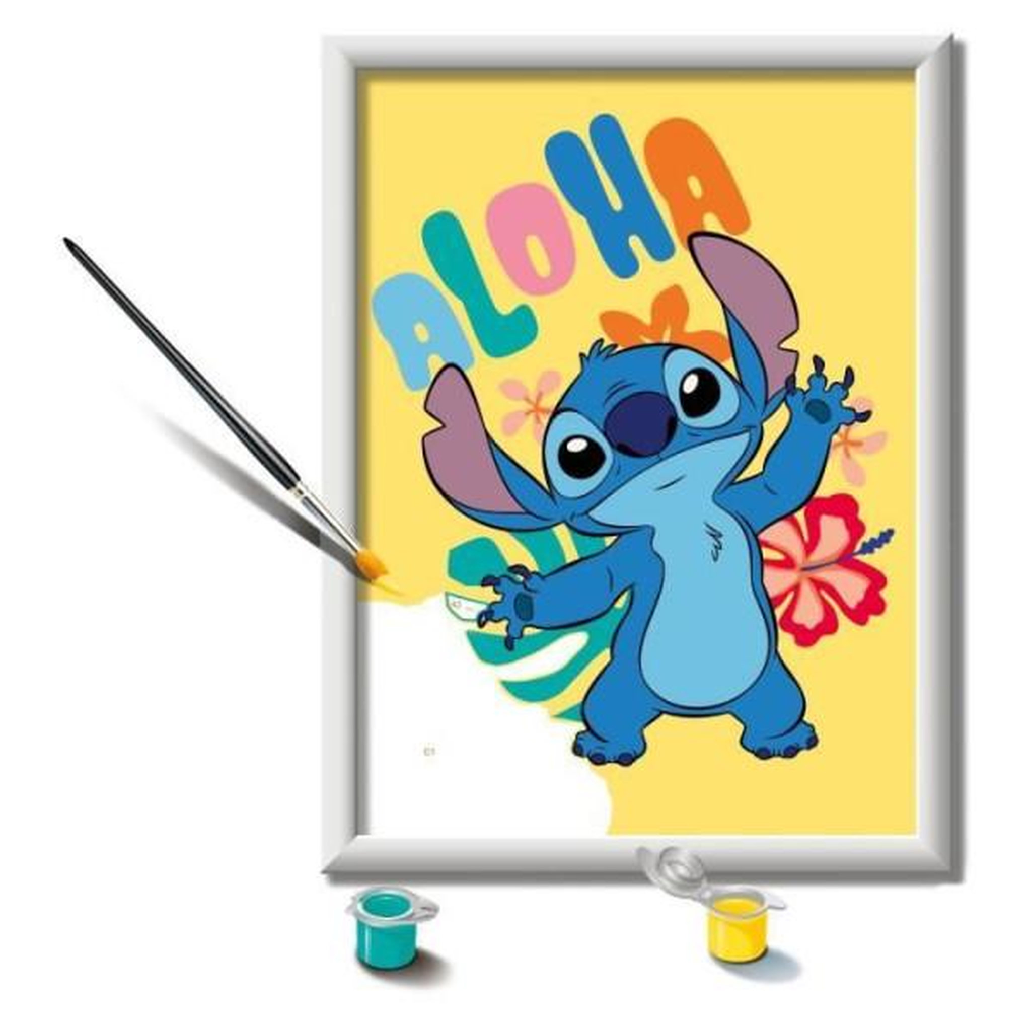 Voir la diapositive 2 : RAVENSBURGER CreArt Kids 18x24cm Stitch, Kit de peinture par numéros Numéro d'Art, Des 7 ans, 25844, Ravensburger