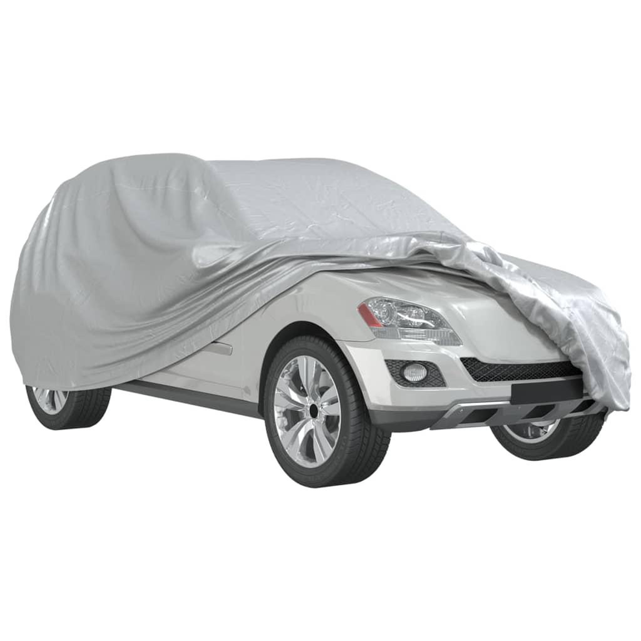 Voir la diapositive 4 : VIDAXL Housse de voiture SUV avec sangles a boucle complete L PEVA