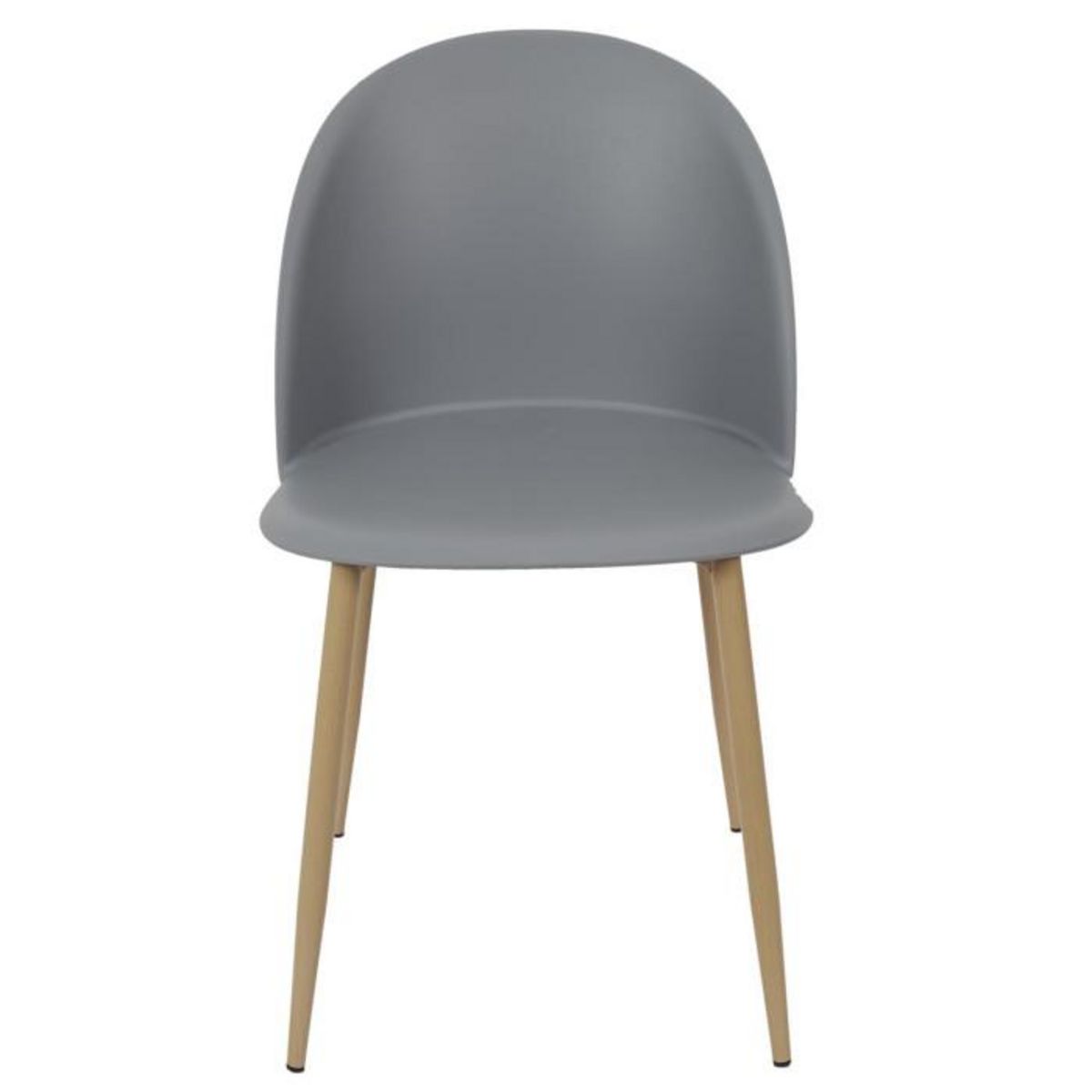 Paris Prix Lot de 2 Chaises Scandinave  Bergen  81cm Gris