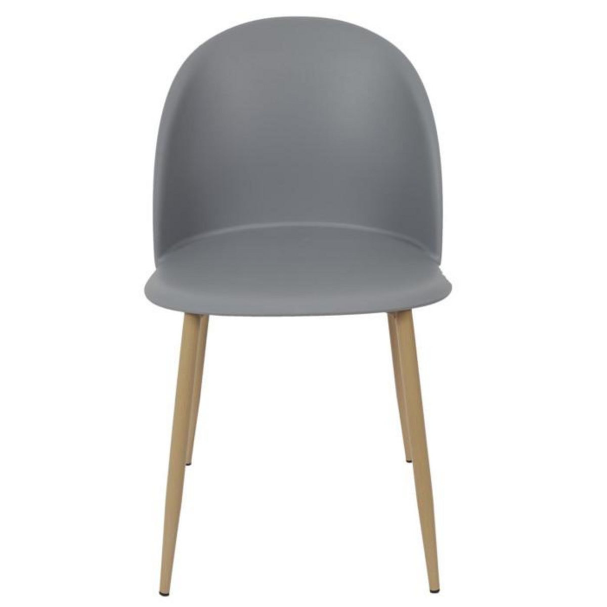 Paris Prix Lot de 2 Chaises Scandinave  Bergen  81cm Gris