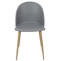 Voir la diapositive 3 : Paris Prix Lot de 2 Chaises Scandinave  Bergen  81cm Gris