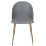 Voir la diapositive 3 : Paris Prix Lot de 2 Chaises Scandinave  Bergen  81cm Gris
