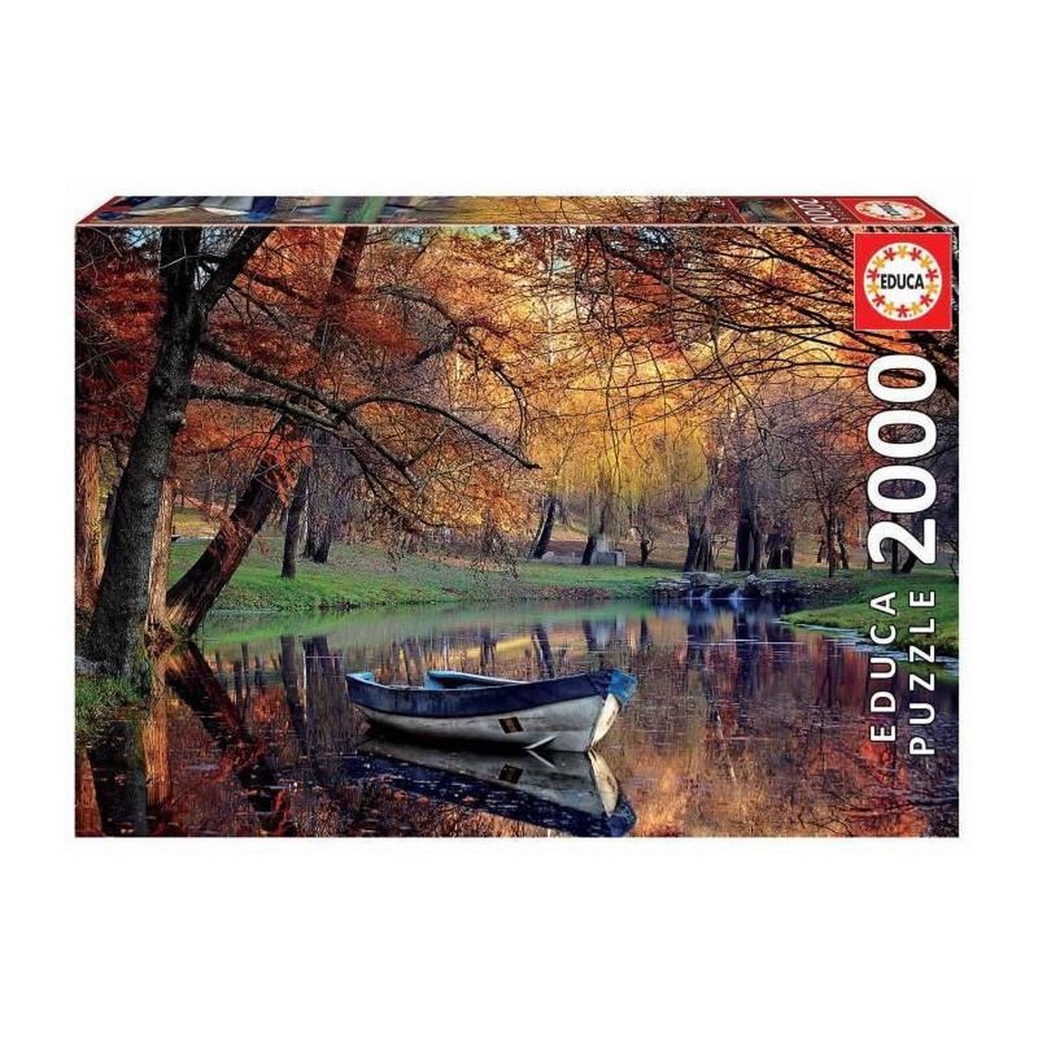 EDUCA EDUCA - Puzzle - 2000 Bateau sur le lac