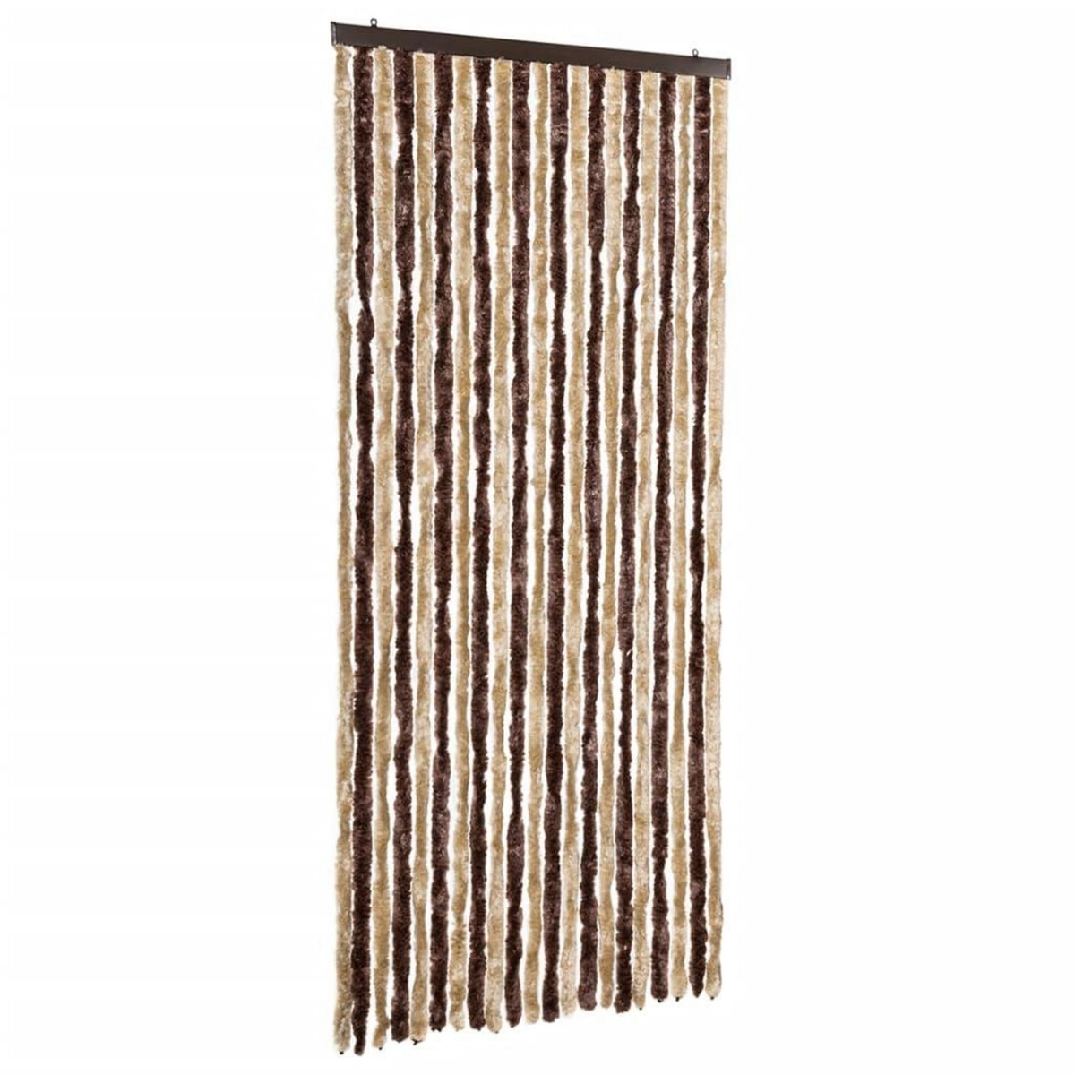 VIDAXL Moustiquaire Beige et marron clair 90x220 cm Chenille
