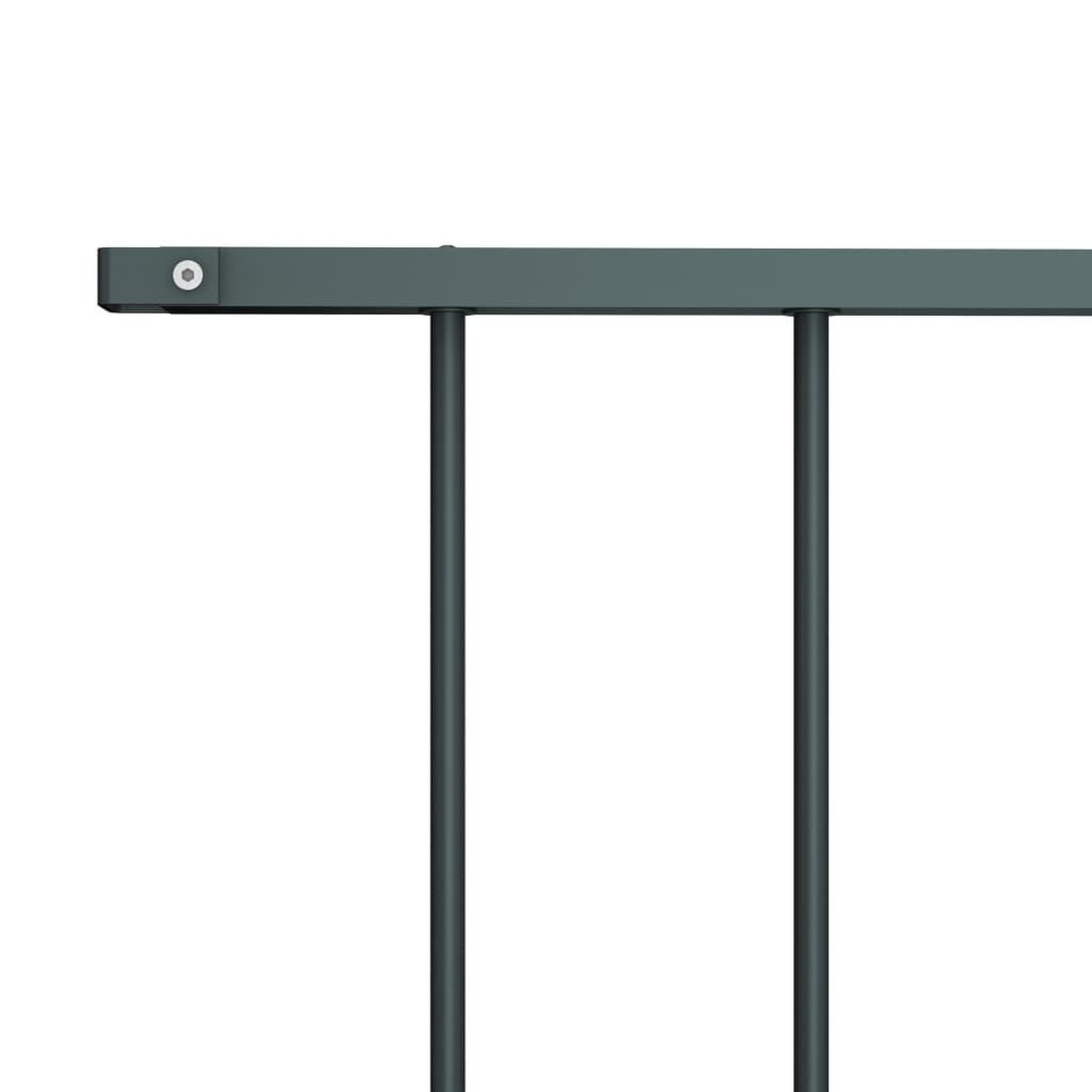Voir la diapositive 3 : VIDAXL Panneau de cloture Acier enduit de poudre 1,7x1 m Anthracite